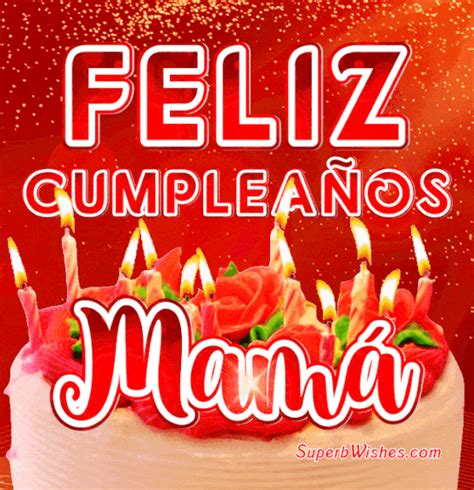 feliz cumple mama gif